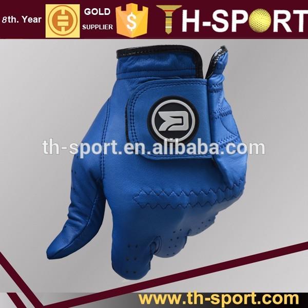 Navy Blue OEM Logo Men's Golf Gloves in Colors