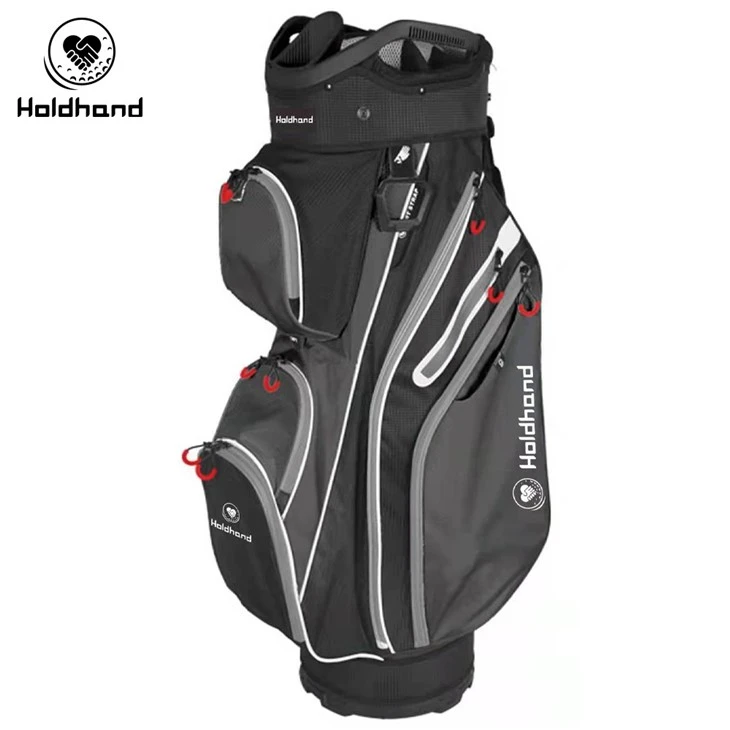 Dual Strap Pu Leather Material Golf Cart Bag suppliers