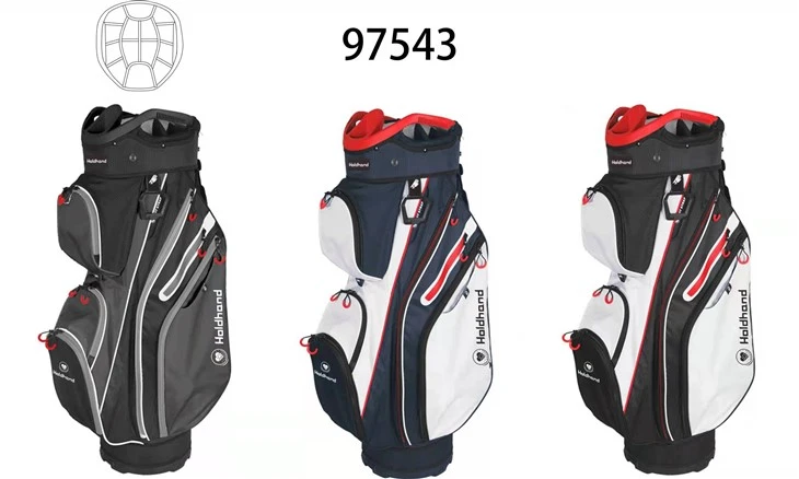 Høyvolums golfvognbag tilpasset verksted – reiseklar golfvognbag med tilpasset logo og trimalternativer