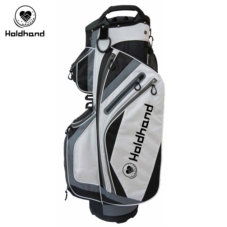 Produsentens Premium Cart Golf Bag med 14-veis skillesystem og vannavstøtende skall