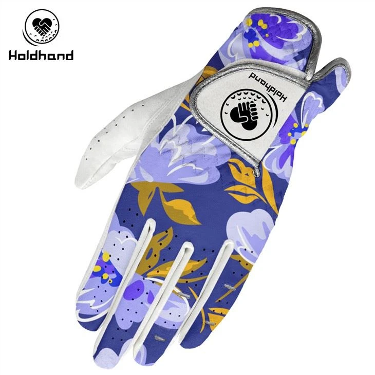 Motemønster Nye design Pu Leather Cabretta Golfhansker