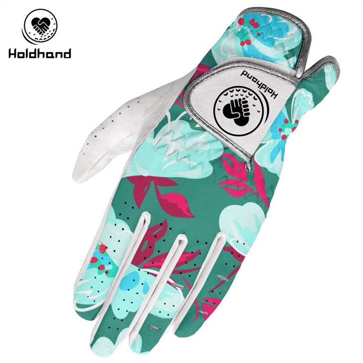 Fashion Pattern New Designs Pu Leather Cabretta Golf Gloves