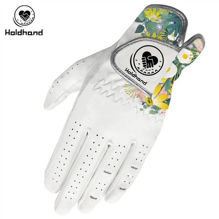 Håndlaget Guantede Premium OEM pustende PU golfhanske