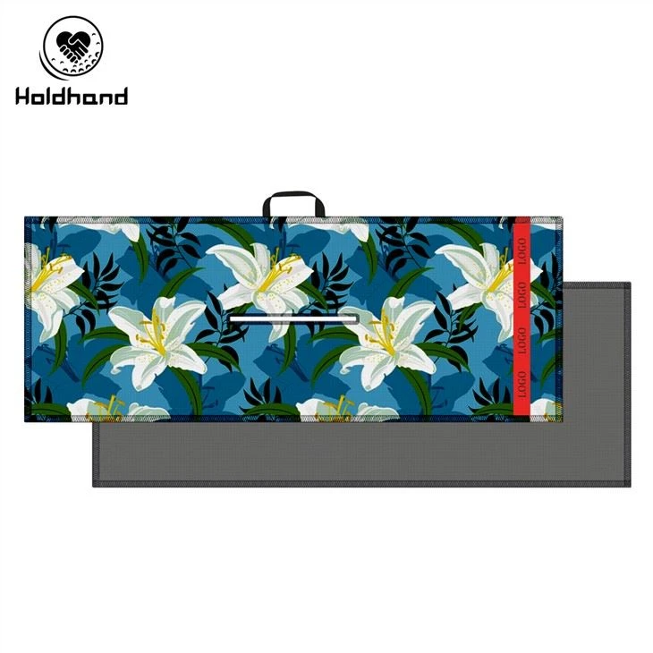 Lily Golf Print håndklær med magneter
