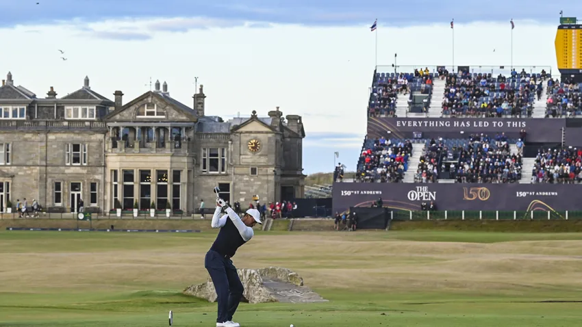 Oppdateringer om Tiger Woods fra fredag i The Open