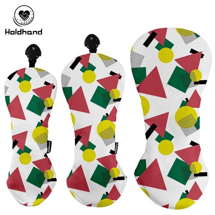 OEM Colorful Pattern Fashion Designs Factory Price Highlight Quality Driver Wood Headcovers Custom Logo