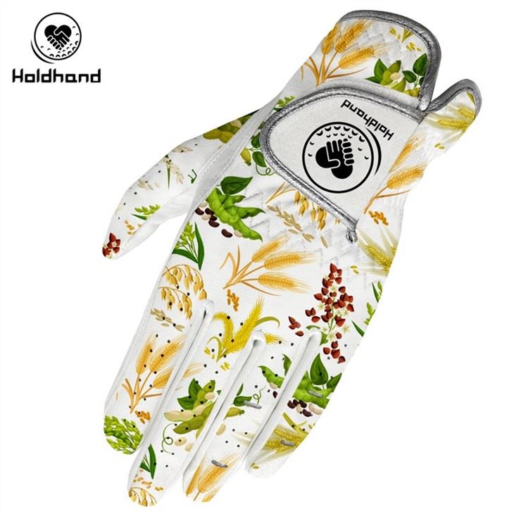 Popular Products OEM Brand LOGO Fashional Design PU Pure Leather Golf Gloves