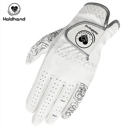 Egendefinert logo Fasjonabelt design Cabretta PU skinn golfhanske OEM