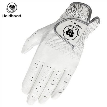 Egendefinert logo OEM fasjonabelt design Cabretta PU skinn golfhanske