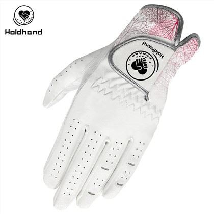 Fabrikkpris Fasjonabelt design Pure Cabretta PU skinn golfhanske tilpasset logo OEM