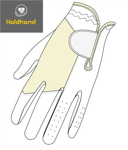 Høy kvalitet tilpasset logo Cabretta golfhansker