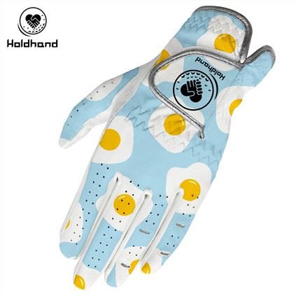 Golfhanske i hvit Cabretta skinn av høy kvalitet Custom Logo Golf Hanske