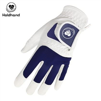 OEM Anti Slip PU-skinn med Lycra Golf hansker